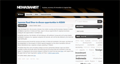 Desktop Screenshot of newasianist.com